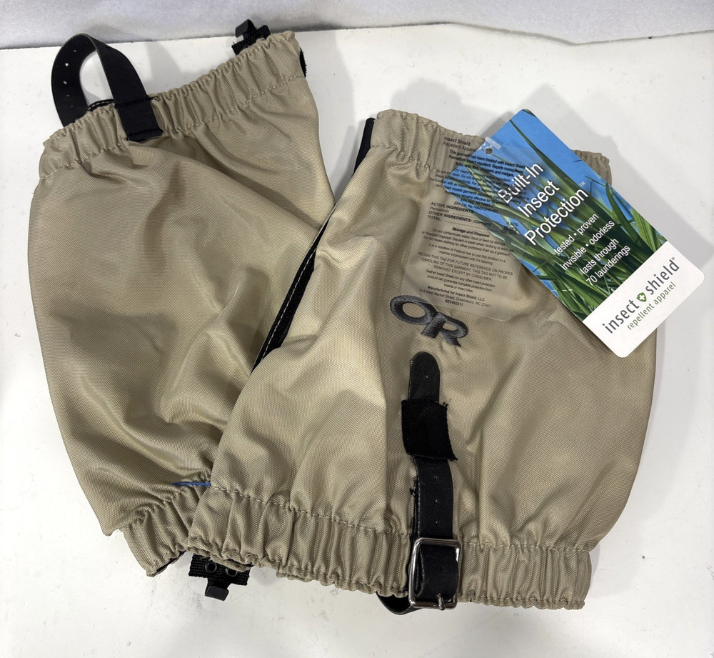 Outdoor Research BugOut Insect Shield Repellent Treated Nylon Gaiters Small
